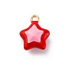 Alloy Enamel Charms ENAM-E362-08C-1