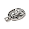 Tibetan Style 304 Stainless Steel Pendants STAS-G275-08AS-3