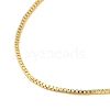 Brass Box Chain Adjustable Slider Necklace Making NJEW-B119-02G-3