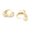 Teardrop Brass Hoop Earrings for Women EJEW-U008-15G-2