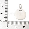 925 Sterling Silver Pendants STER-R008-04AS-05-3