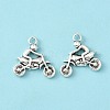 Tibetan Style Alloy Rider Motorcycle Pendants X-TIBEP-12941-AS-LF-1