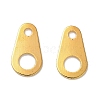 Brass Chain Extender Connectors KK-R211-12G-1