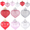 36Pcs 6 Colors PS Plastic Pendant Decorations FIND-SP0005-44-1