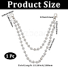 1Pc Polymer Clay Rhinestone Round Beads Trousers Chain AJEW-CY0002-45-2