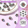 18Pcs 6 Styles Tibetan Style Alloy Beads FIND-CJ0005-74-3