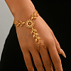 Vintage Brass Wheat Link Ring Bracelets AM3628-4