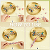 24Pcs 12 Colors Stainless Steel Beadable Keychain Bar for Jewelry Making DIY Crafts KEYC-SC0002-10-6