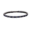 Brass & Clear Cubic Zirconia & Resin Evil Eye Tennis Bracelets for Women FS-WG6CA97-01-5