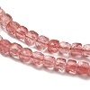 Cherry Quartz Glass Beads Strands G-H078-C23-01-4