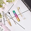 Gorgecraft 10Pcs 5 Colors Creative Empty Tube Ballpoint Pens AJEW-GF0003-39-3