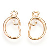 Brass Earring Hooks X-KK-I649-05G-NF-1