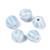 Vintage Porcelain Corrugated Beads PORC-N013-11K-1