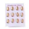 304 Stainless Steel Stud Earrings EJEW-C099-21KCG-1