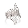 Alloy Hollow Wing Wrap Cuff Bangle LS-BJEW-K223-07P-2