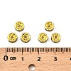 Brass Grade A Rhinestone Spacer Beads RSB036NF-12G-2