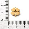 304 Stainless Steel Four Leaf Clover Charms STAS-Q348-14G-01B-2