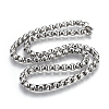 Non-Tarnish 304 Stainless Steel Box chain Necklaces NJEW-F242-13P-G-1