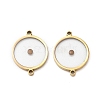 304 Stainless Steel & Mustard Seed Connector Charms SA-CBA5608-04G-1