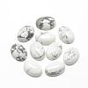 Natural Howlite Cabochons G-R415-18x25-29-1