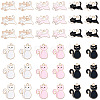 60Pcs 6 Styles Alloy Enamel Pendants ENAM-TA0002-73-2