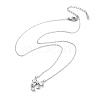 201 Stainless Steel Cable Chain Necklaces NJEW-L124-019P-2