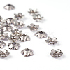 Tibetan Style Alloy Bead Caps TIBEB-P002-08AS-NR-2