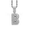 Brass Micro Pave Cubic Zirconia Pendants PW-WG3207D-04-1