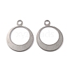 Tarnish Resistant 201 Stainless Steel Pendants STAS-K217-49B-1