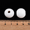 Painted Natural Wood Beads WOOD-A018-16mm-19-3