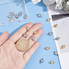 Unicraftale 20Pcs 2 Colors 304 Stainless Steel Crystal Rhinestone Connector Charms STAS-UN0041-19-4