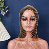 1Pc Polyester Fascinator Mesh Face Veil OHAR-FG0001-05B-4