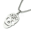 Titanium Steel Pendant Necklaces NJEW-L117-01P-1