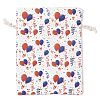 Christmas Theme Cloth Printed Storage Bags ABAG-F010-02C-06-1