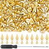 100 Bags Alloy Spiked Cone Rivets for Bag Decoration FIND-CL0002-06G-1