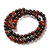 Natural Agate Beads Strands G-G390-6mm-06-4