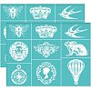 Self-Adhesive Silk Screen Printing Stencil DIY-WH0338-112-1