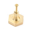 Hexagon with Marble Pattern Brass Box Handles & Knobs DIY-P054-C03-3