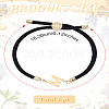 1Pc Adjustable Nylon Cord Slider Bracelets for Women BJEW-LP0001-32M-01-2