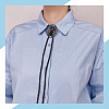 2Pcs 2 Colors PU Leather Lariat Necklace NJEW-GF0001-15-4