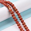 Handmade Fancy Antique Glazed Porcelain Ceramic Round Beads Strands PORC-L019-6mm-08-4