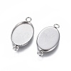 Non-Tarnish 304 Stainless Steel Cabochon Connector Settings LS-X-STAS-H394-A-01P-2