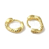 Rack Plating Brass Micro Pave Clear Cubic Zirconia Huggie Hoop Earrings for Women EJEW-C097-13G-06-2