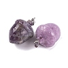 Natural Lepidolite Pendants G-Q172-08P-04-2