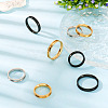  12Pcs 6 Size 201 Stainless Steel Grooved Finger Ring Settings RJEW-TA0001-06EB-13