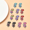 12Pcs 6 Colors Alloy Enamel Connector Charms ENAM-YW0003-89-2