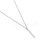 304 Stainless Steel Pendant Necklaces NJEW-FH0001-14A-1