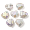 UV Plating Rainbow Iridescent Acrylic Beads OACR-P010-03I-2