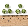 Handcraft DIY Polymer Clay Grade A Rhinestone Pave Disco Ball Beads X-RB-H258-10MM-214-3