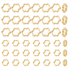 DICOSMETIC 80Pcs 2 Style Brass Bead Frame KK-DC0002-50-1